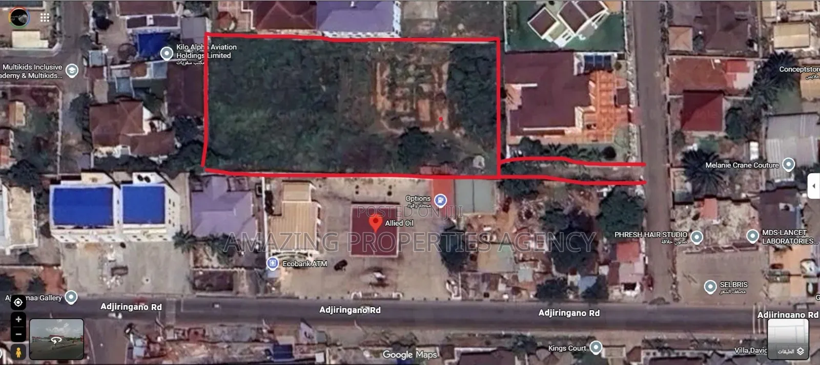 For Sale 6 Plots of Land at East Legon – Adjinjkanor in American House