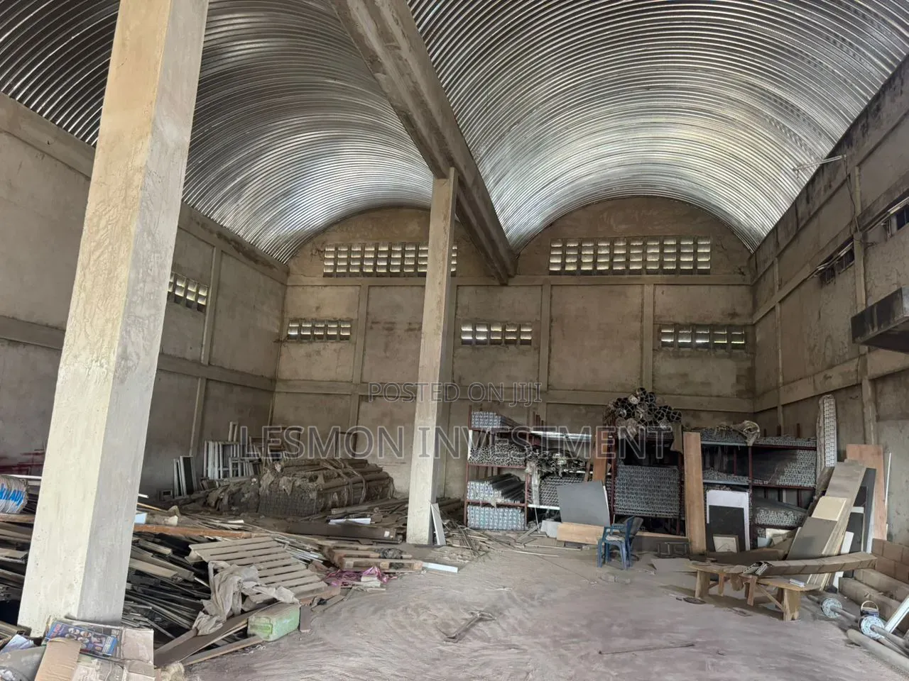 Warehouse Measuring 500sqm at Acp Pokuasi for Rent in Post Office Area