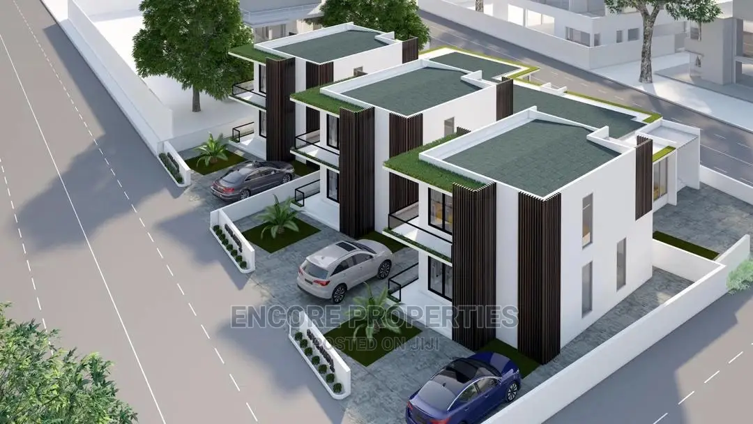 3 Bedroom Store House With Swimming Pool At Lakeside Estate in Adenta
