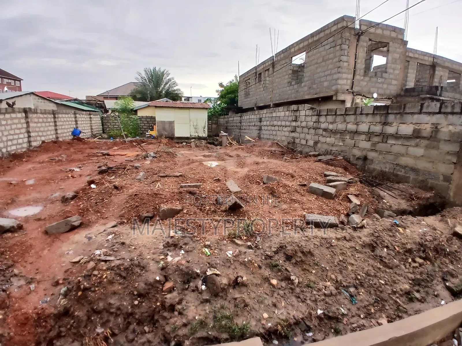 Sqm325 Half Plot of Land 50×70 for Sale at Lashibi in Lashibi