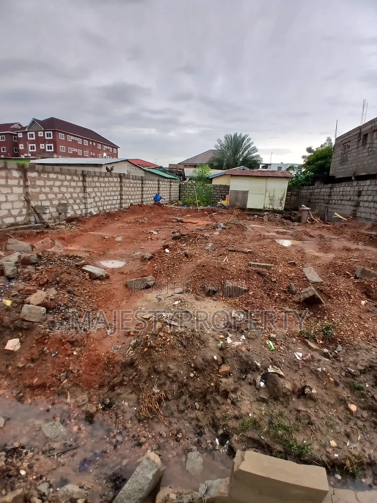 Sqm325 Half Plot of Land 50×70 for Sale at Lashibi in Lashibi