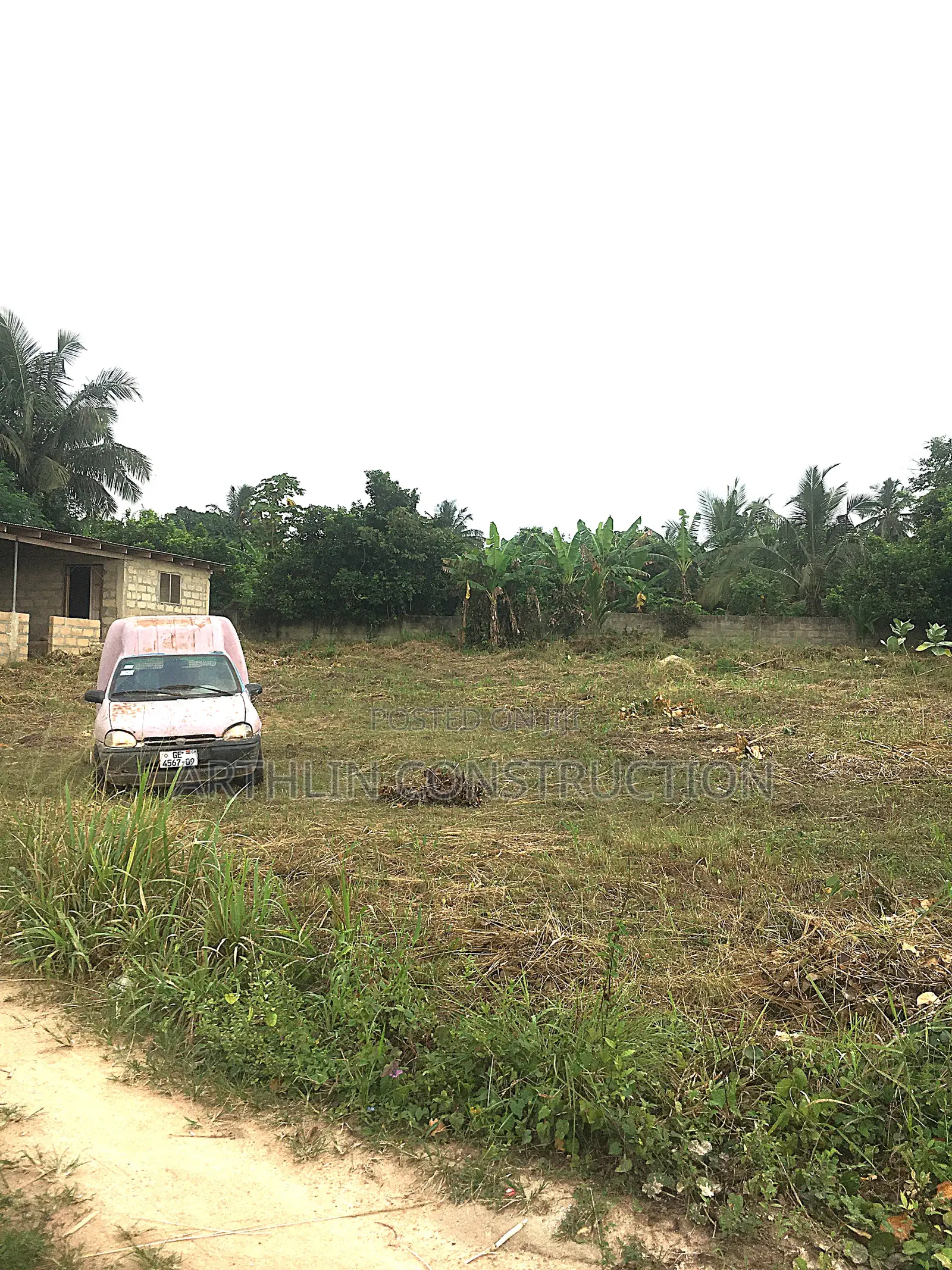 Developed Half and Full Plot Land Beside Swesco for Sale in Agona West Municipal