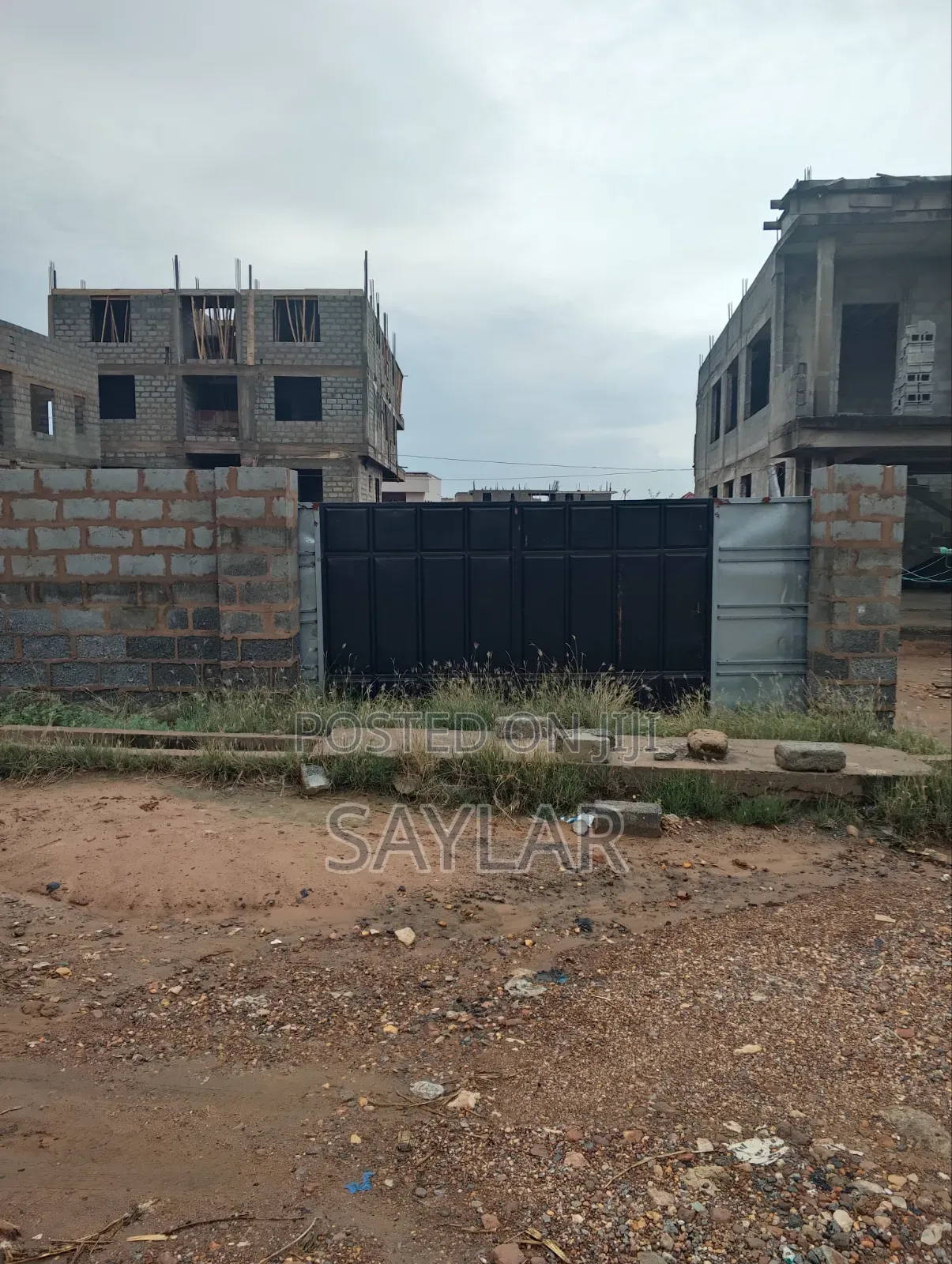 Very Nice Half Plot Fenced Gate Klagon Behind Star Oil for Sale in Tema Metropolitan