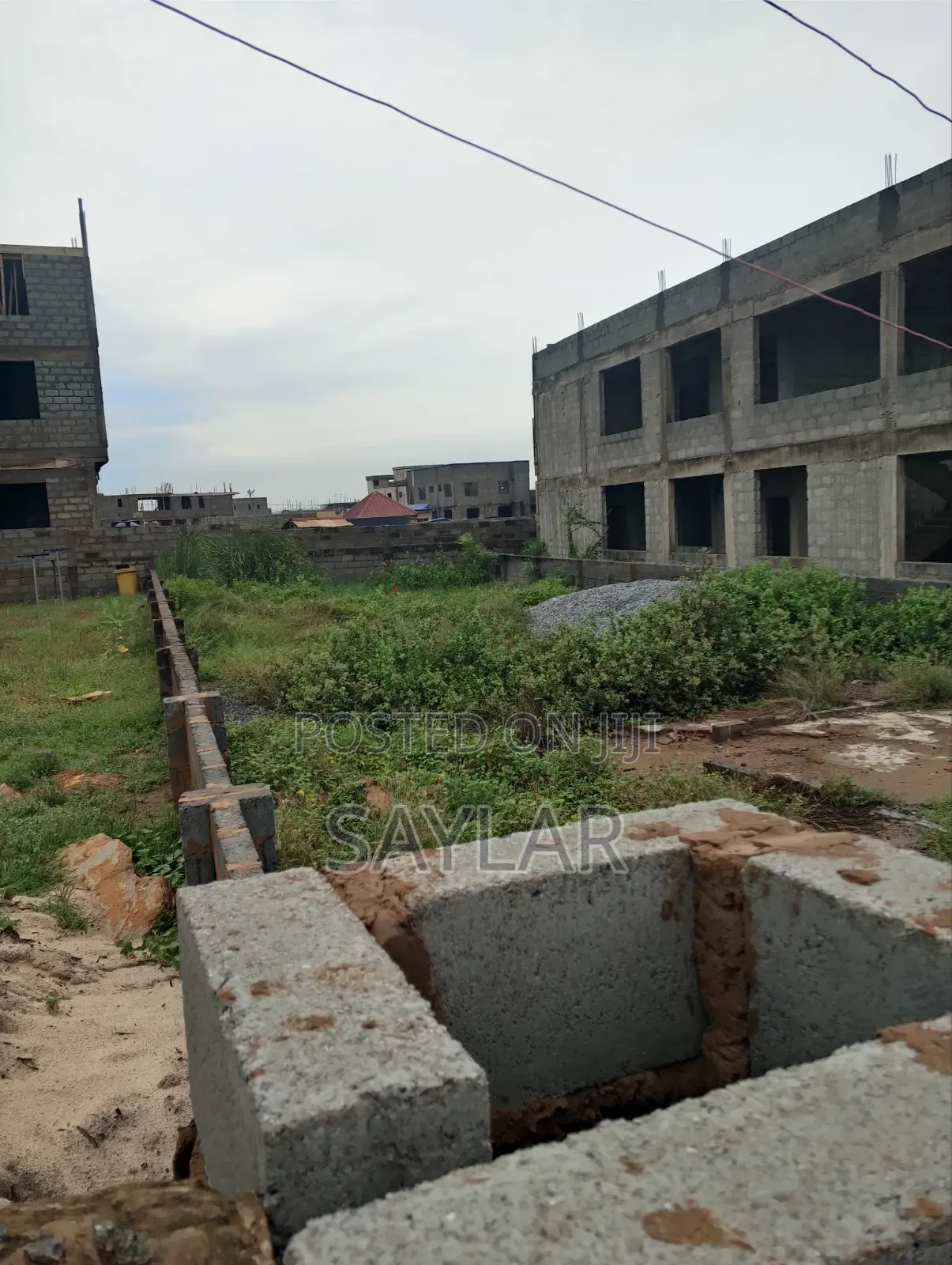 Very Nice Half Plot Fenced Gate Klagon Behind Star Oil for Sale in Tema Metropolitan