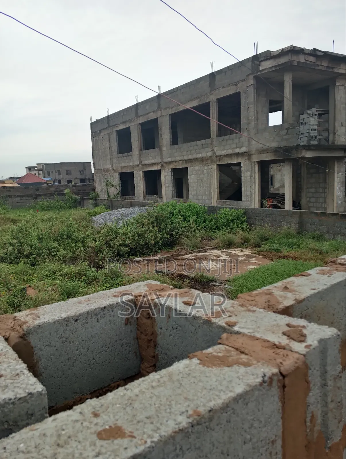 Very Nice Half Plot Fenced Gate Klagon Behind Star Oil for Sale in Tema Metropolitan