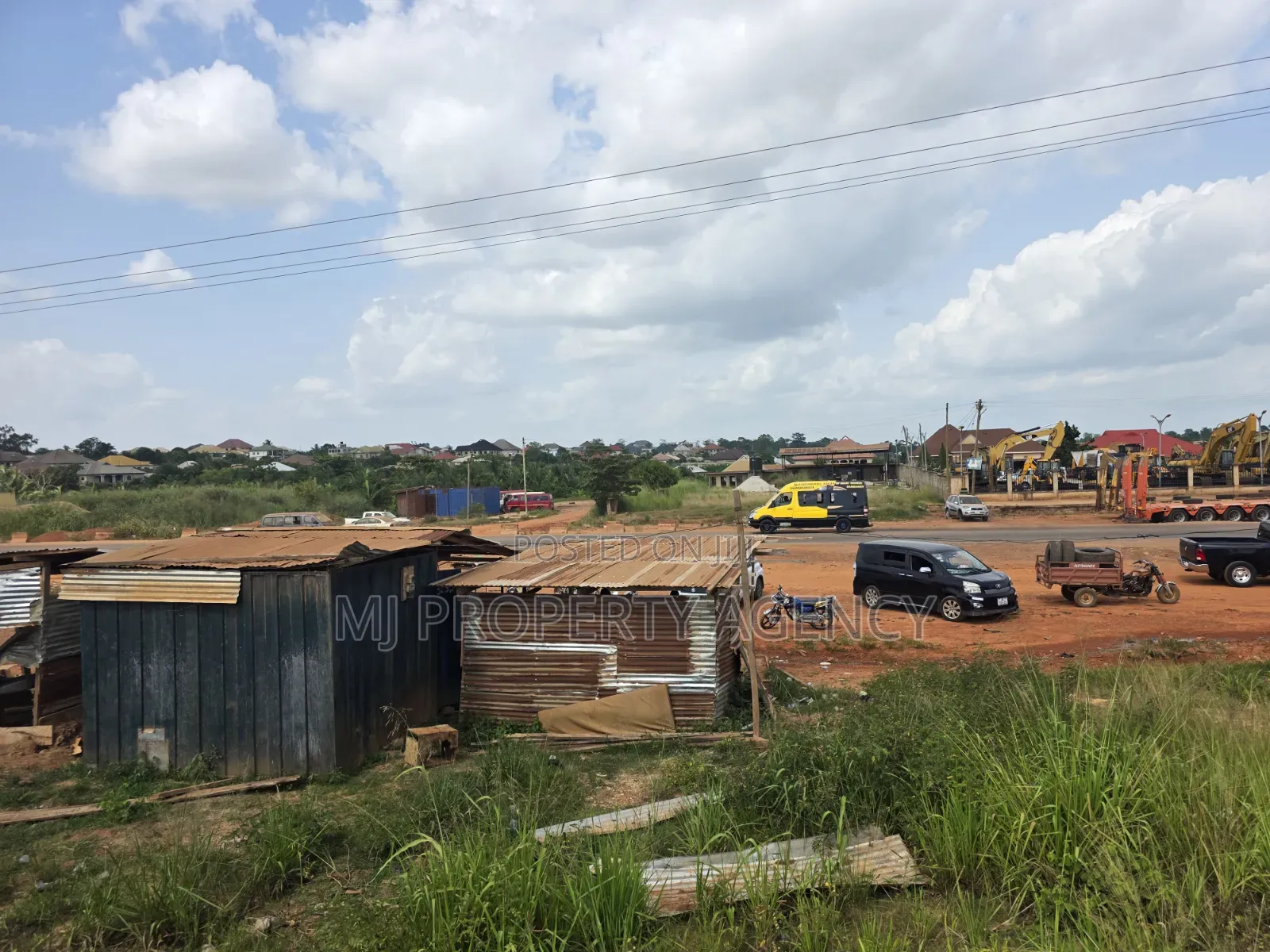 5 Roadside Commercial Land at Pakyi Kumasi in Atwima Kwanwoma