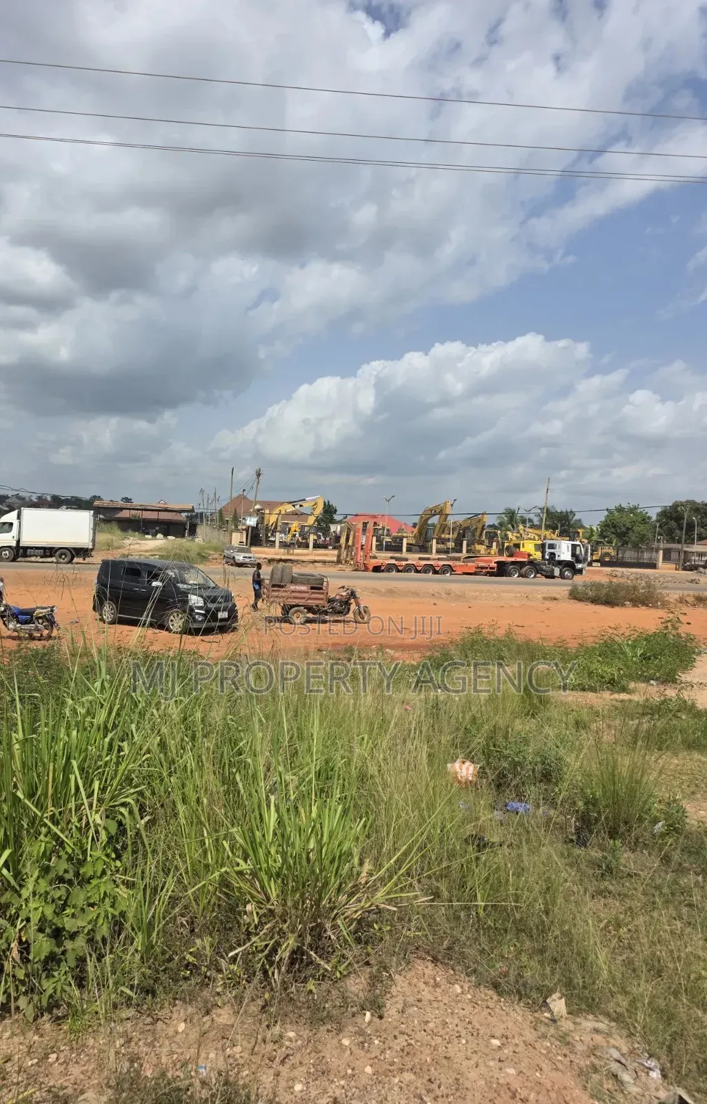 5 Roadside Commercial Land at Pakyi Kumasi in Atwima Kwanwoma