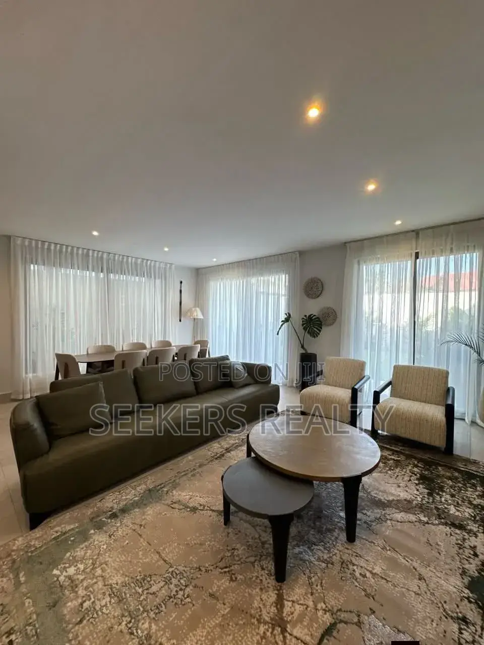 Furnished 3bdrm House in Seekers Realty, US Embassy Area for rent in US Embassy Area
