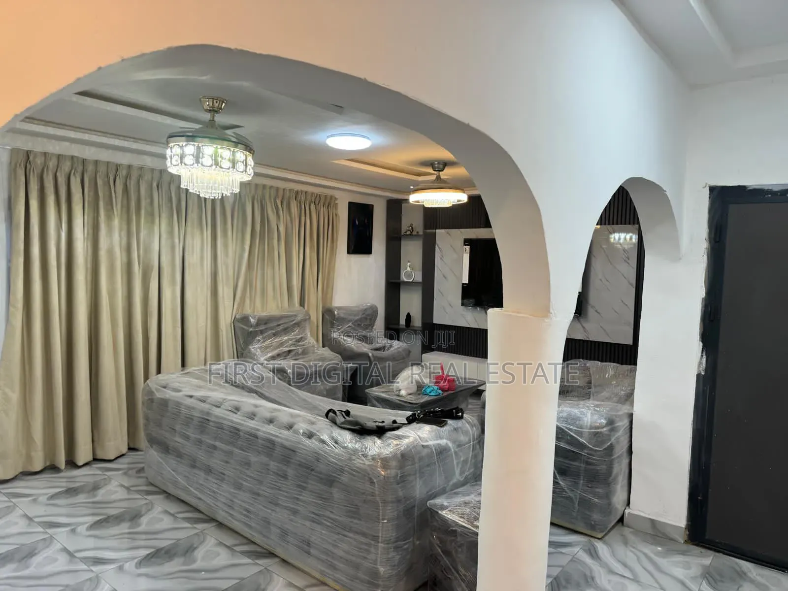 Furnished 3bdrm House in First Digital Real, Manhean for sale in Manhean