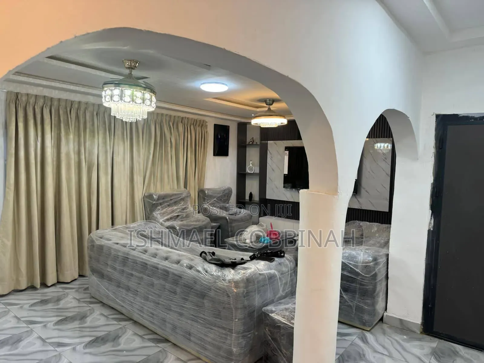 Furnished 3bdrm Apartment in Ishmit Housing Hub, Manhean for sale in Manhean