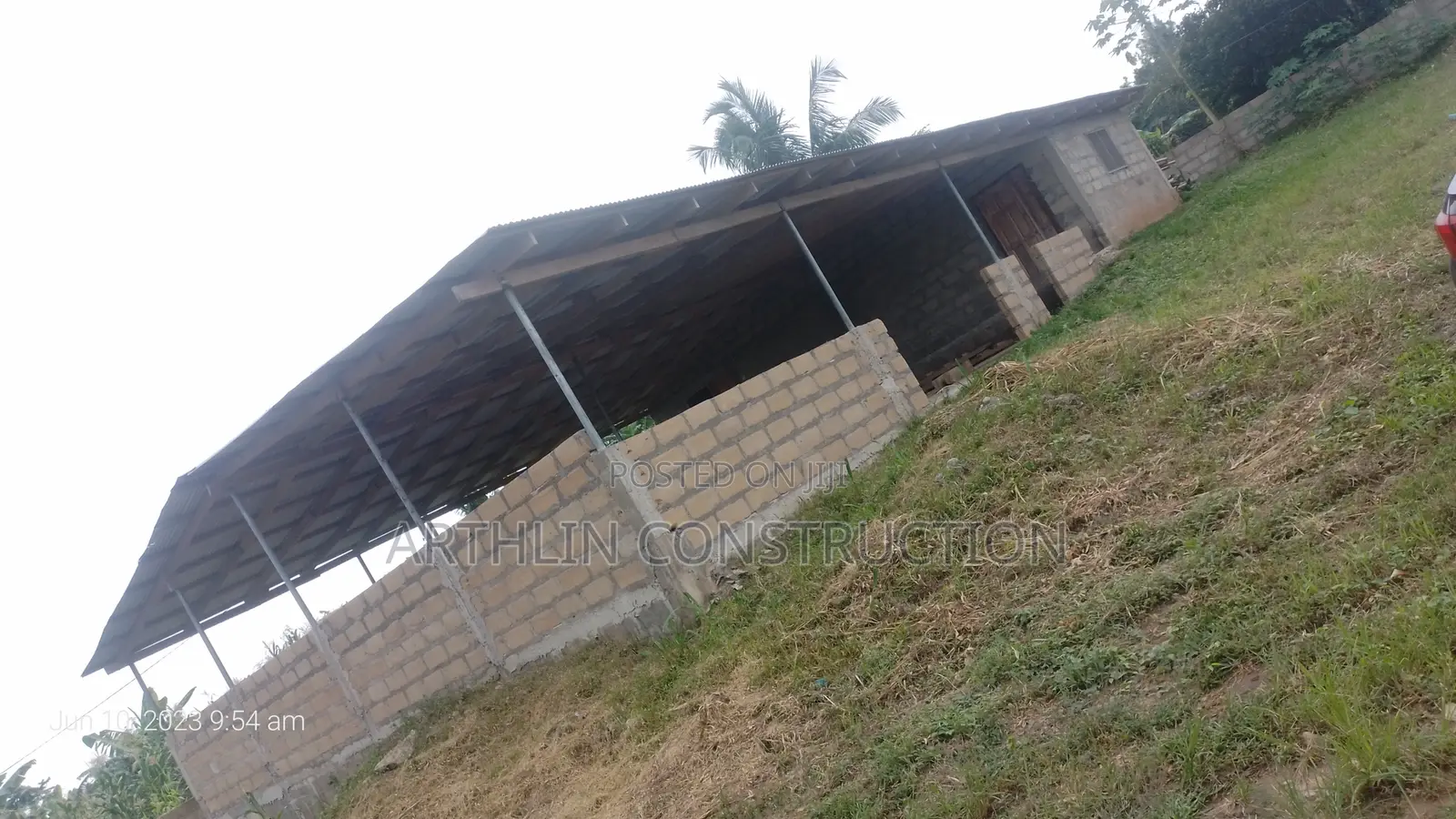 Commercial Structure Close to Main Road/Swedru Secondary School in Agona West Municipal