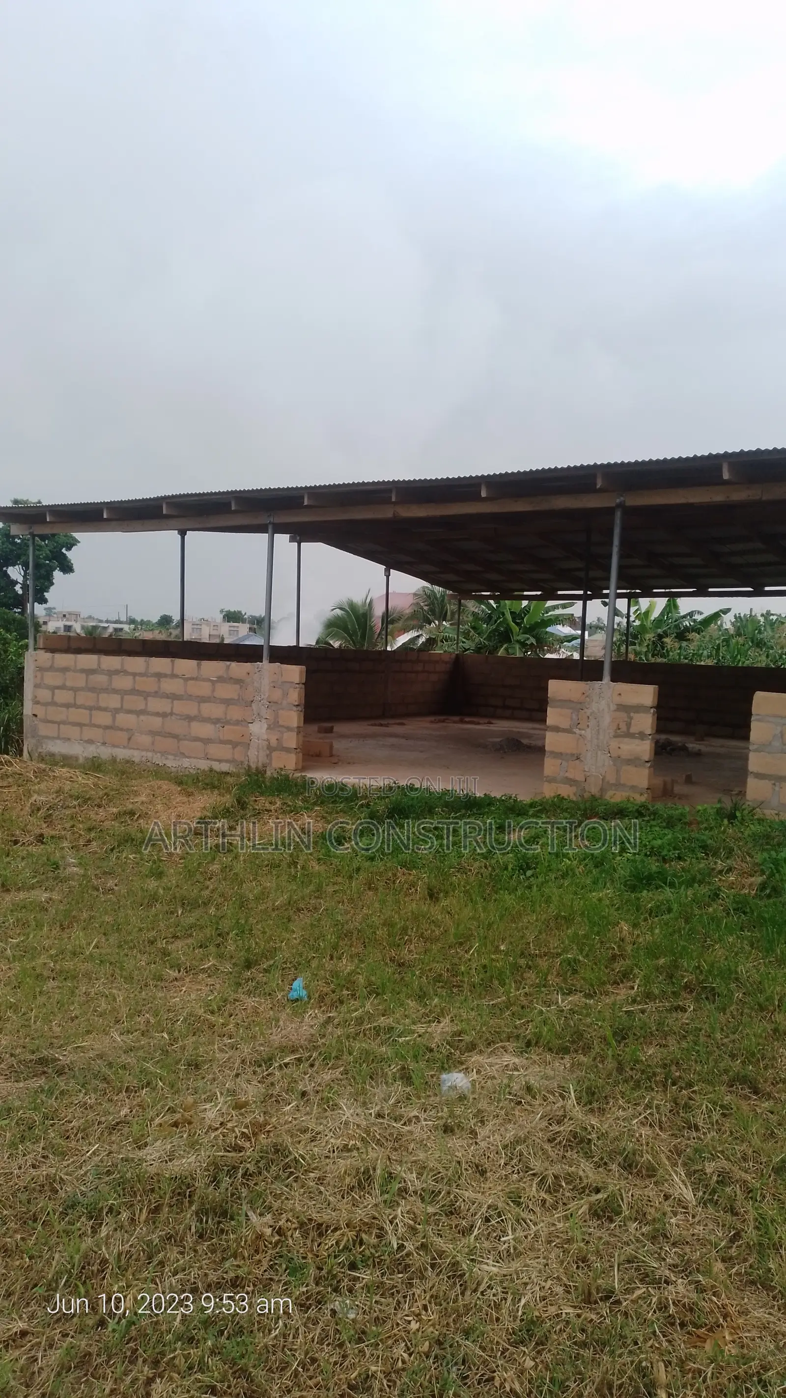 Commercial Structure Close to Main Road/Swedru Secondary School in Agona West Municipal