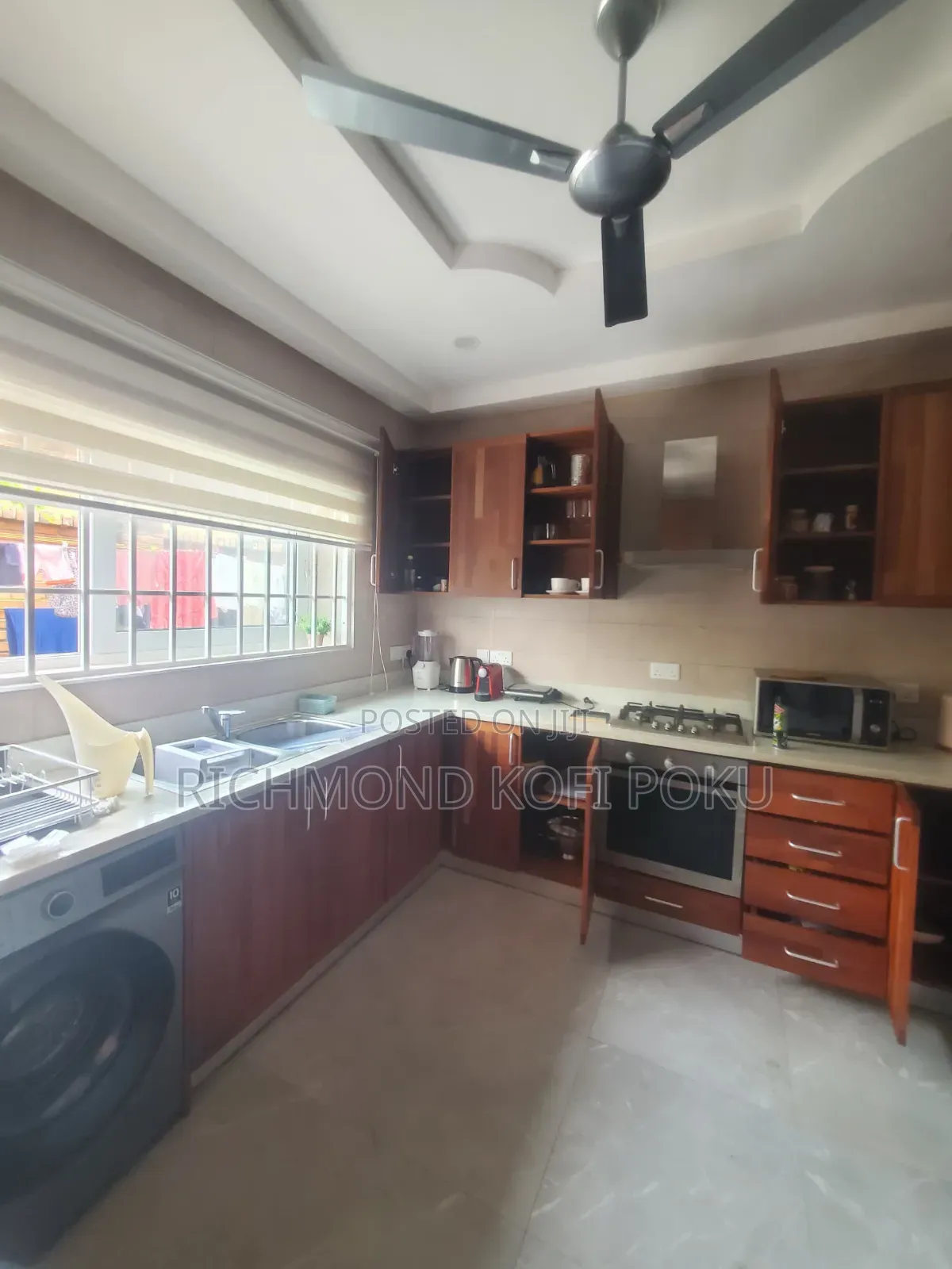 Furnished 3bdrm Apartment in Kofis Realty, Baatsona Total for rent in Baatsona Total