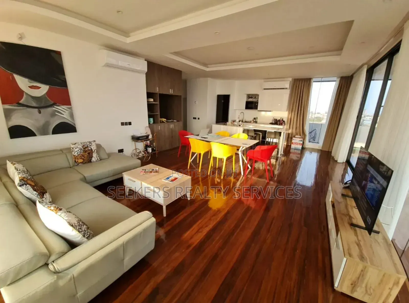 Furnished 2bdrm Penthouse in Seekers Realty, Osu Ako-Adjei for rent in Osu Ako-Adjei