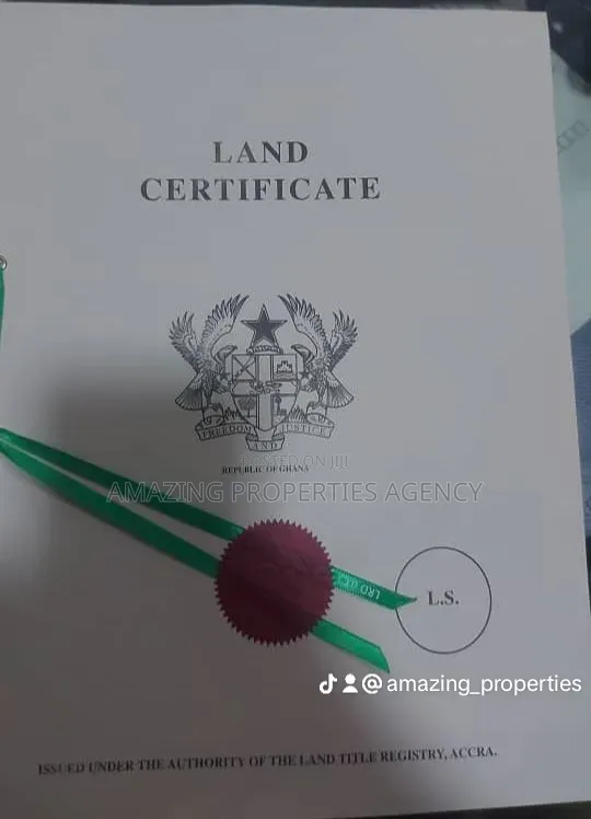 1.14 Acres ( Almost 8 Plots) of Roadside Land for Sale at Haatso in Antis