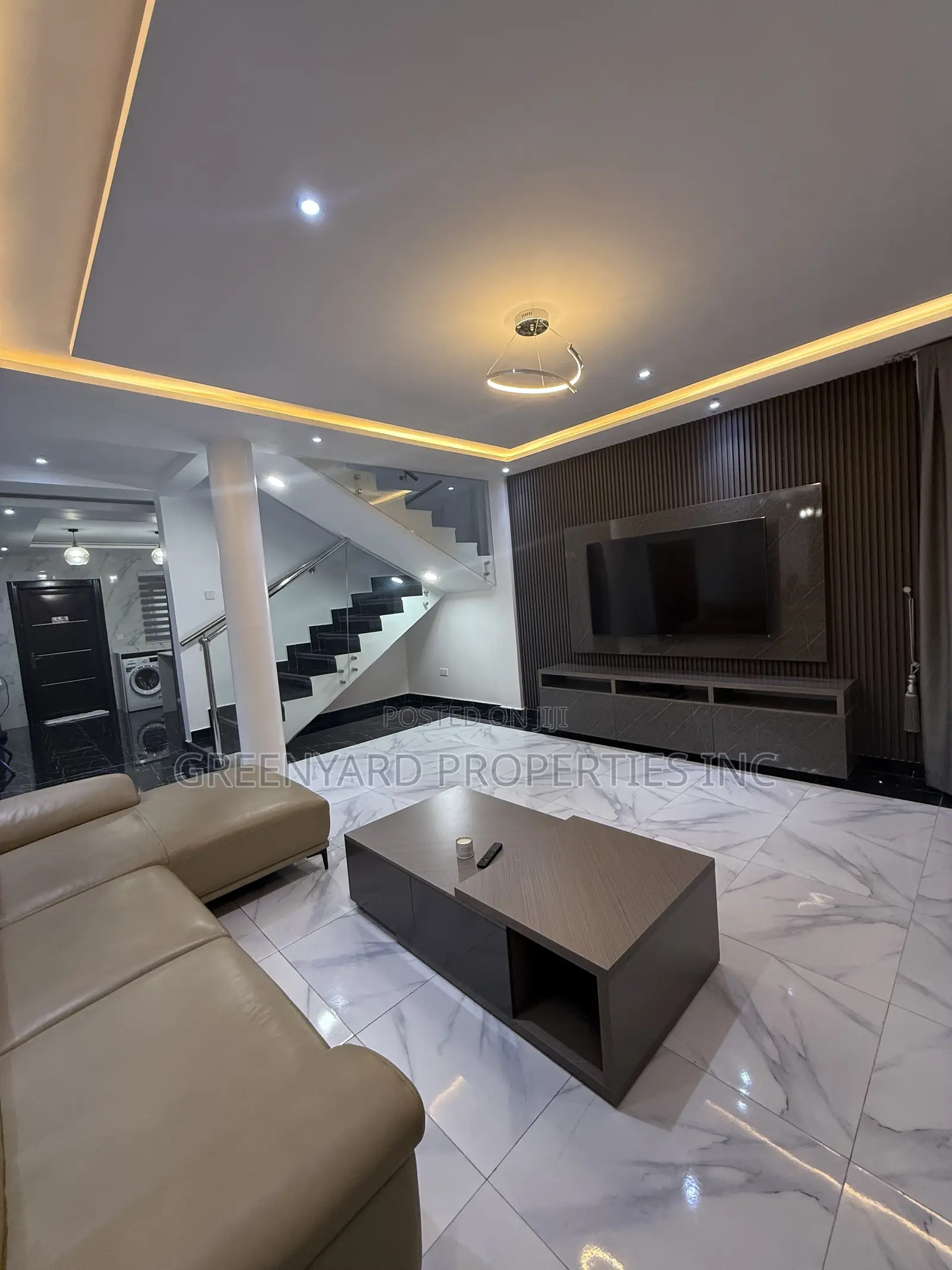 Furnished 4bdrm House in American House, East Legon for rent in East Legon