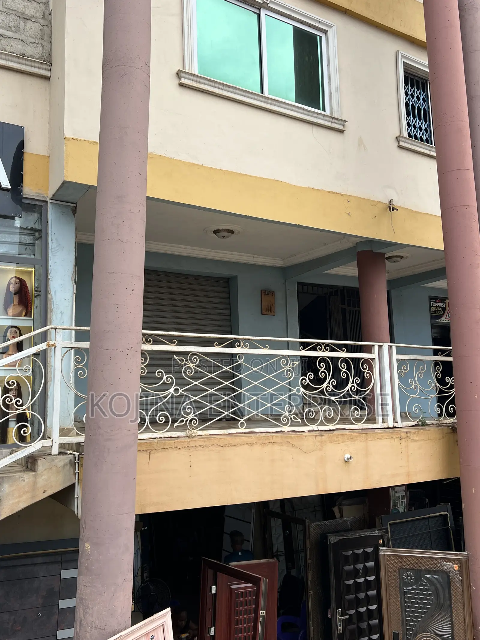 Roadside 50sqm Commercial Stores Krofrom – Prime First Floor Spa in Kumasi Metropolitan