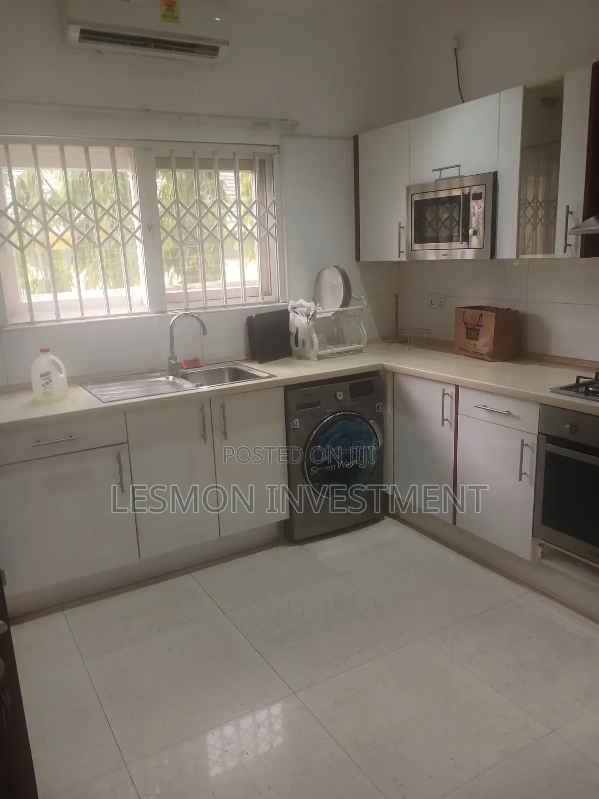 Furnished 4bdrm Bungalow in Lesson Investment, Airport Residential Area in Airport Residential Area