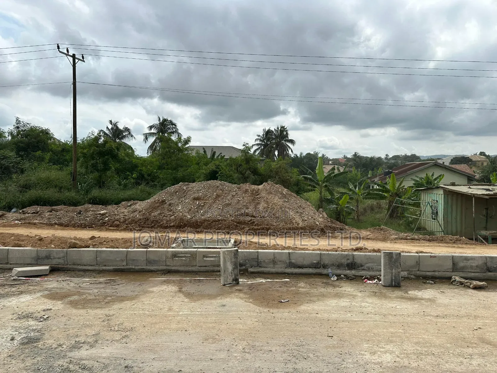 Two Plots for Sale at Amasaman on the Main Road in Amasaman
