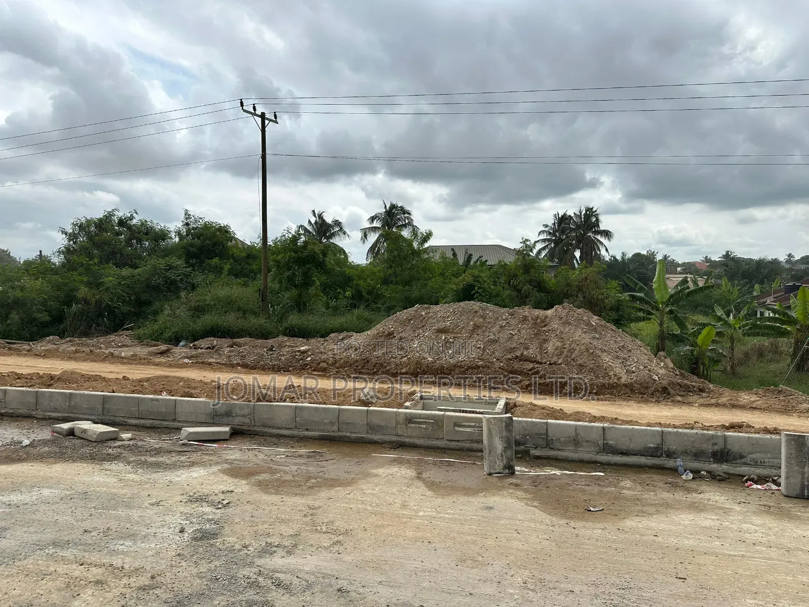 Two Plots for Sale at Amasaman on the Main Road in Amasaman
