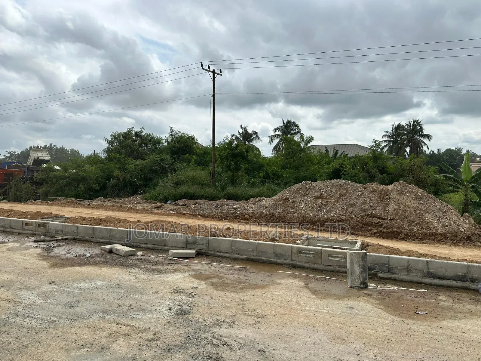 Two Plots for Sale at Amasaman on the Main Road in Amasaman