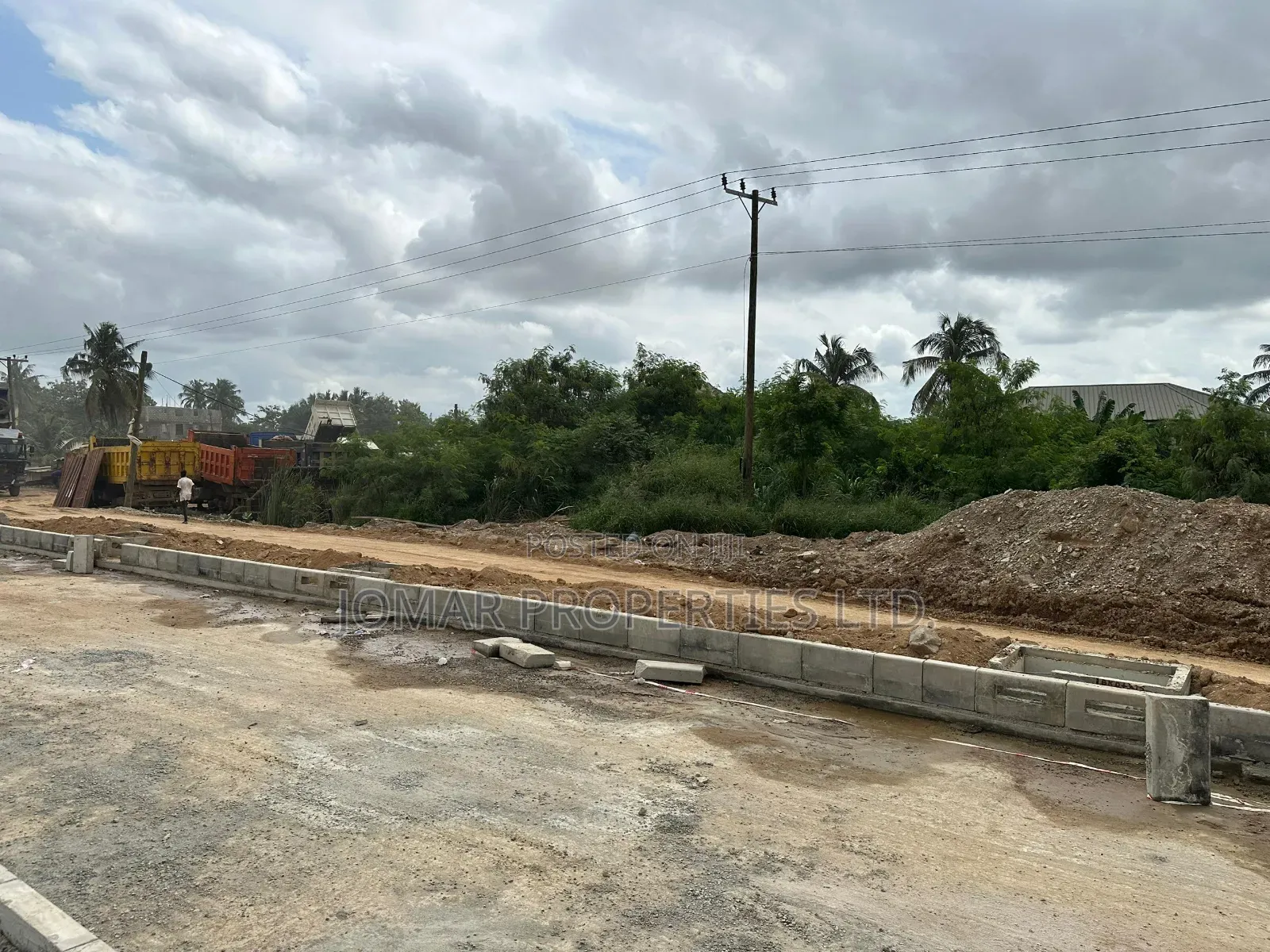 Two Plots for Sale at Amasaman on the Main Road in Amasaman