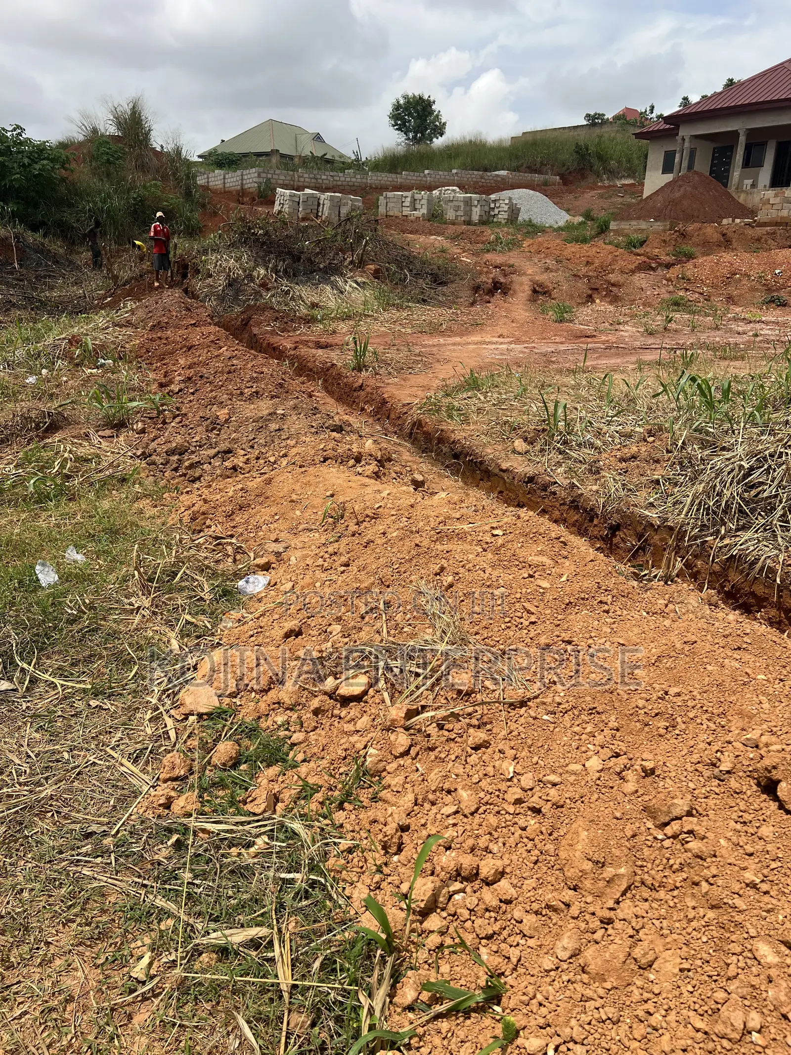 1-Acre Roadside Land for Sale at Pakyi No. 2 Township in Atwima Kwanwoma