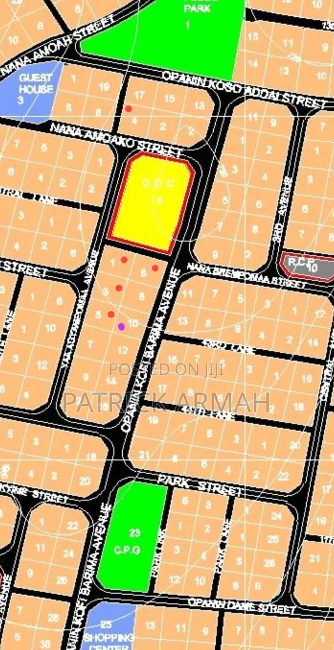 Newly Demarcated Plots in Kumasi Metropolitan