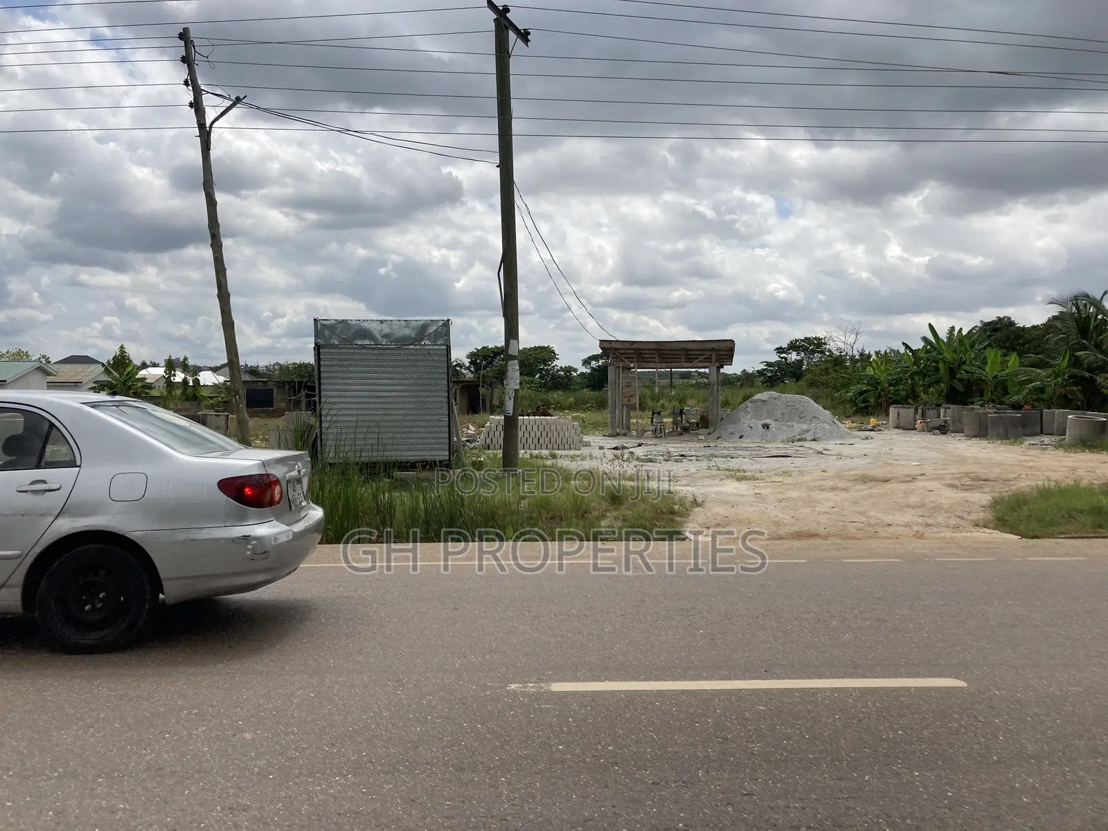 Two Plots at Main Road Sokoban Kwame Main Road. in Kumasi Metropolitan