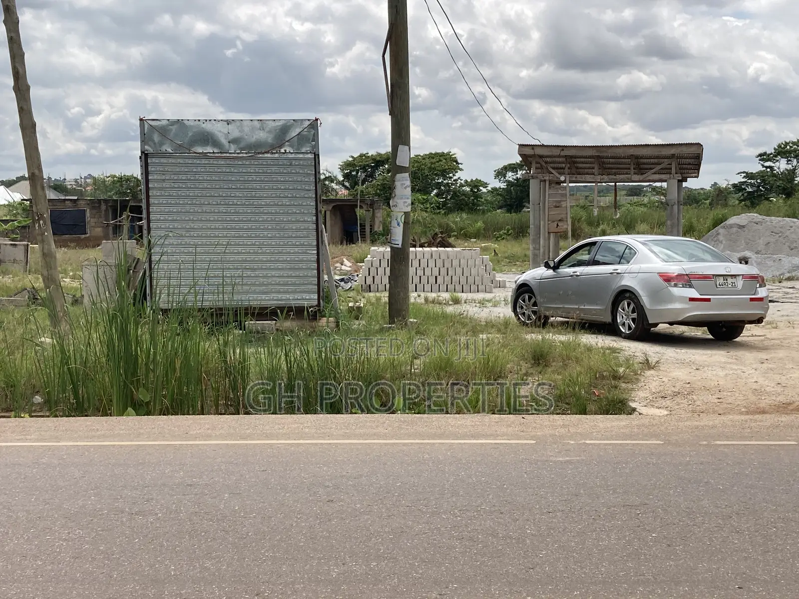 Two Plots at Main Road Sokoban Kwame Main Road. in Kumasi Metropolitan