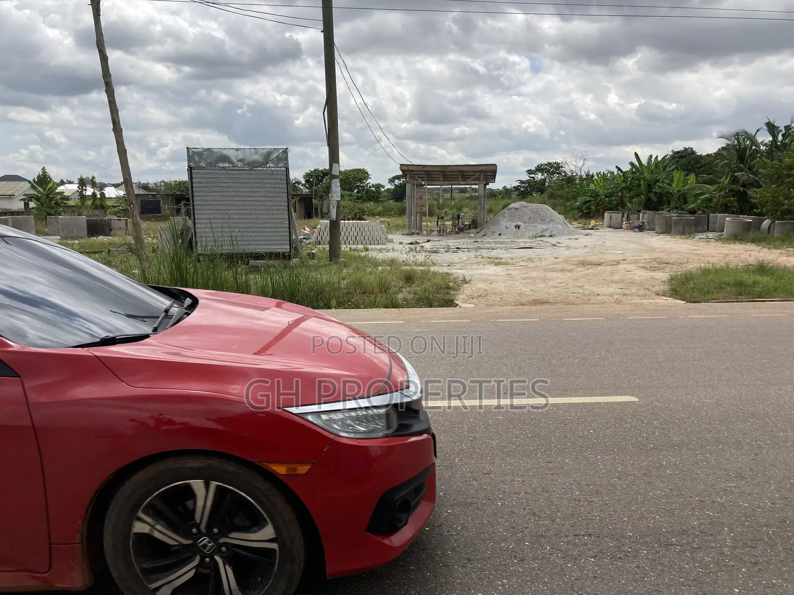 Two Plots at Main Road Sokoban Kwame Main Road. in Kumasi Metropolitan