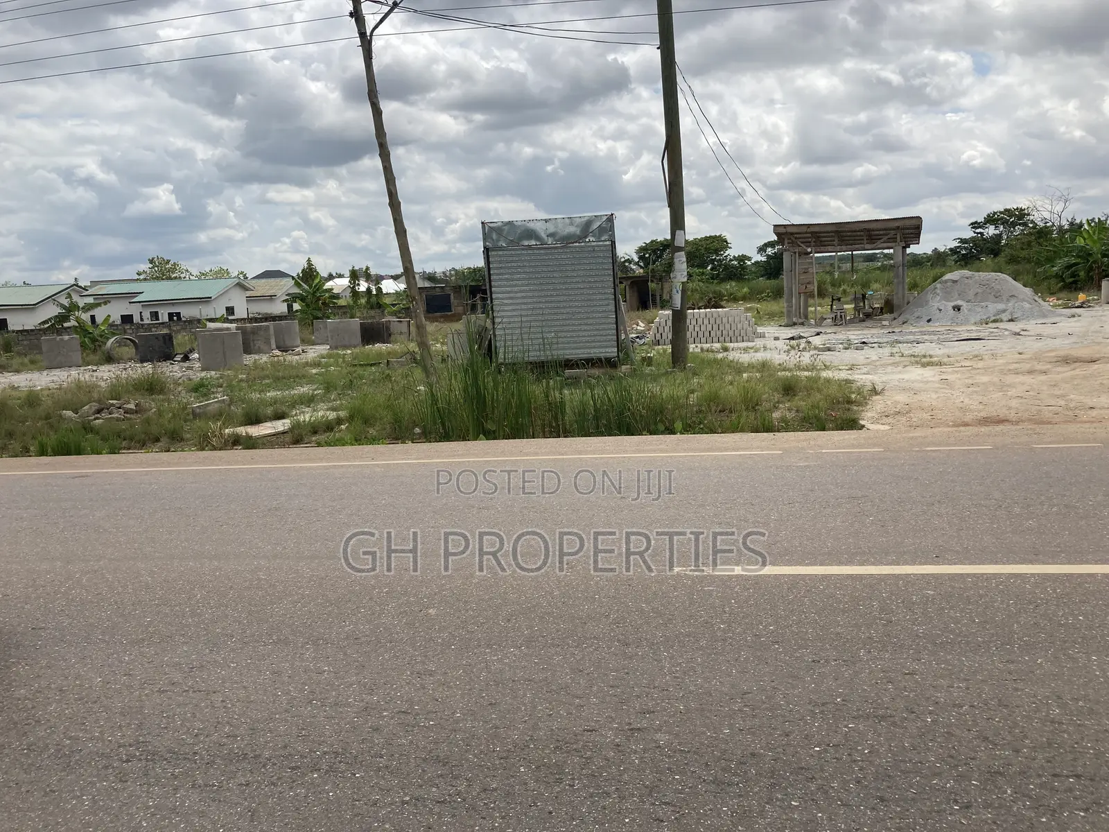 Two Plots at Main Road Sokoban Kwame Main Road. in Kumasi Metropolitan
