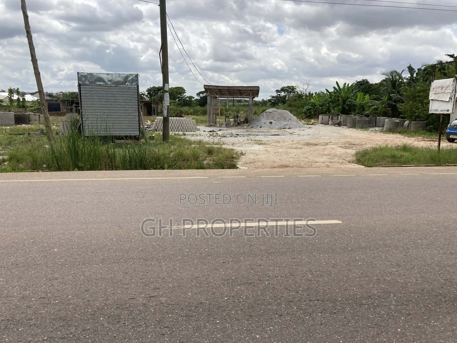 Two Plots at Main Road Sokoban Kwame Main Road. in Kumasi Metropolitan