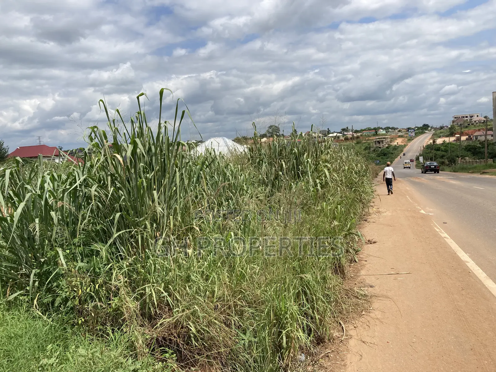 One Plot for Sale at Kwanwoma Duropem Main Road. in Kumasi Metropolitan