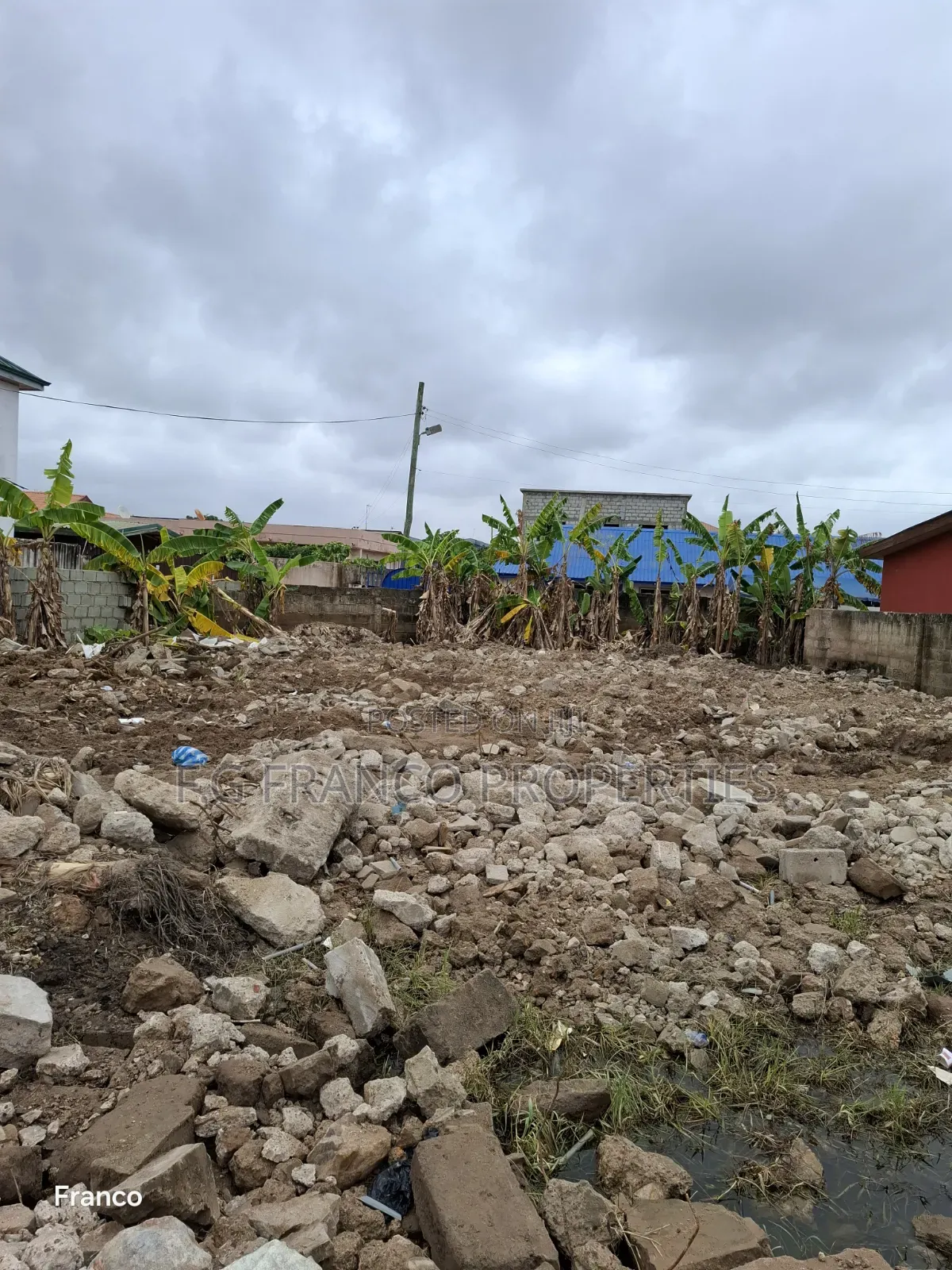 Half Plot of Land for Sale at Spintex in Coca Cola