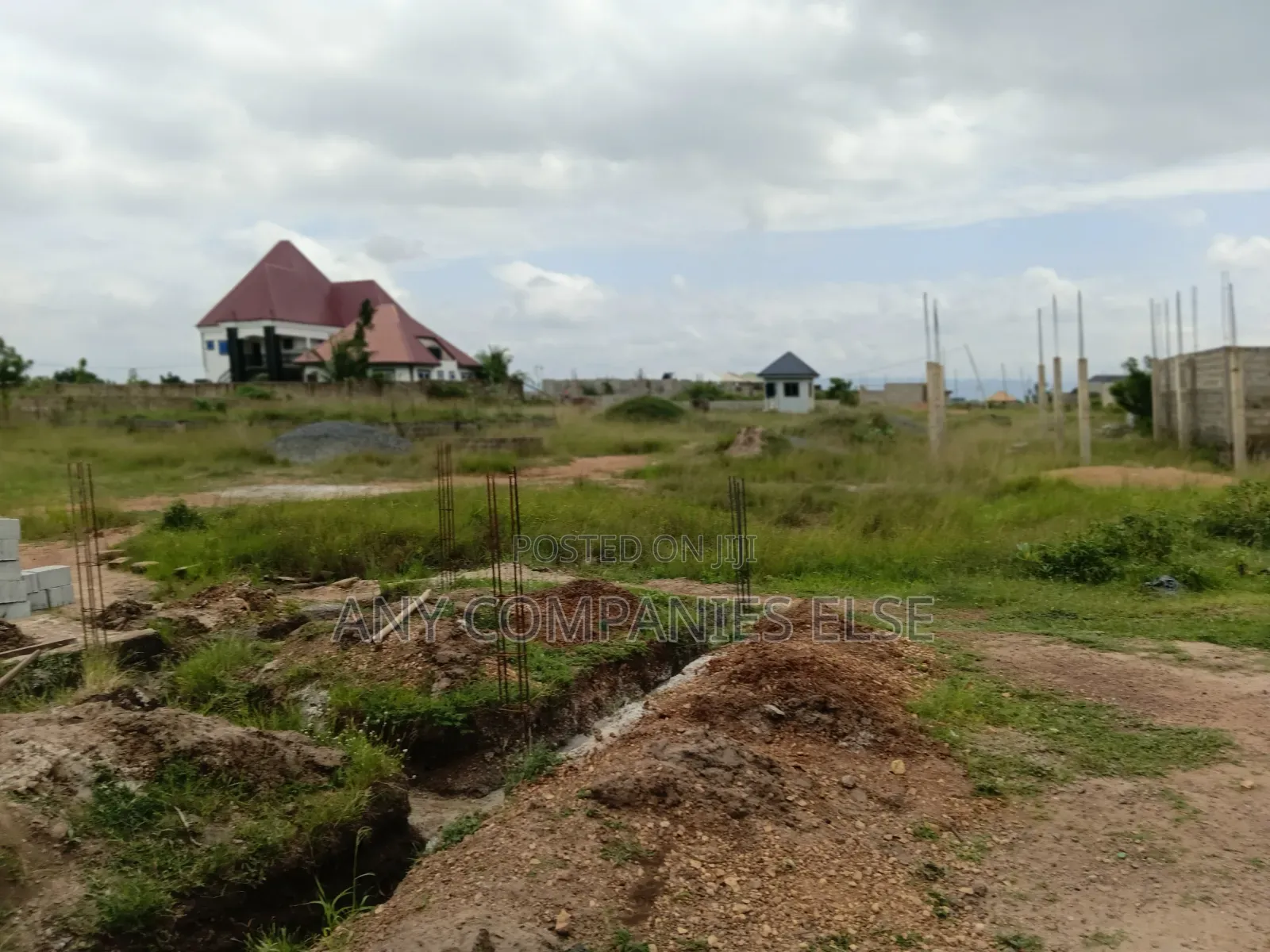 Foundation on Full Plot Land for Sale in Afienya