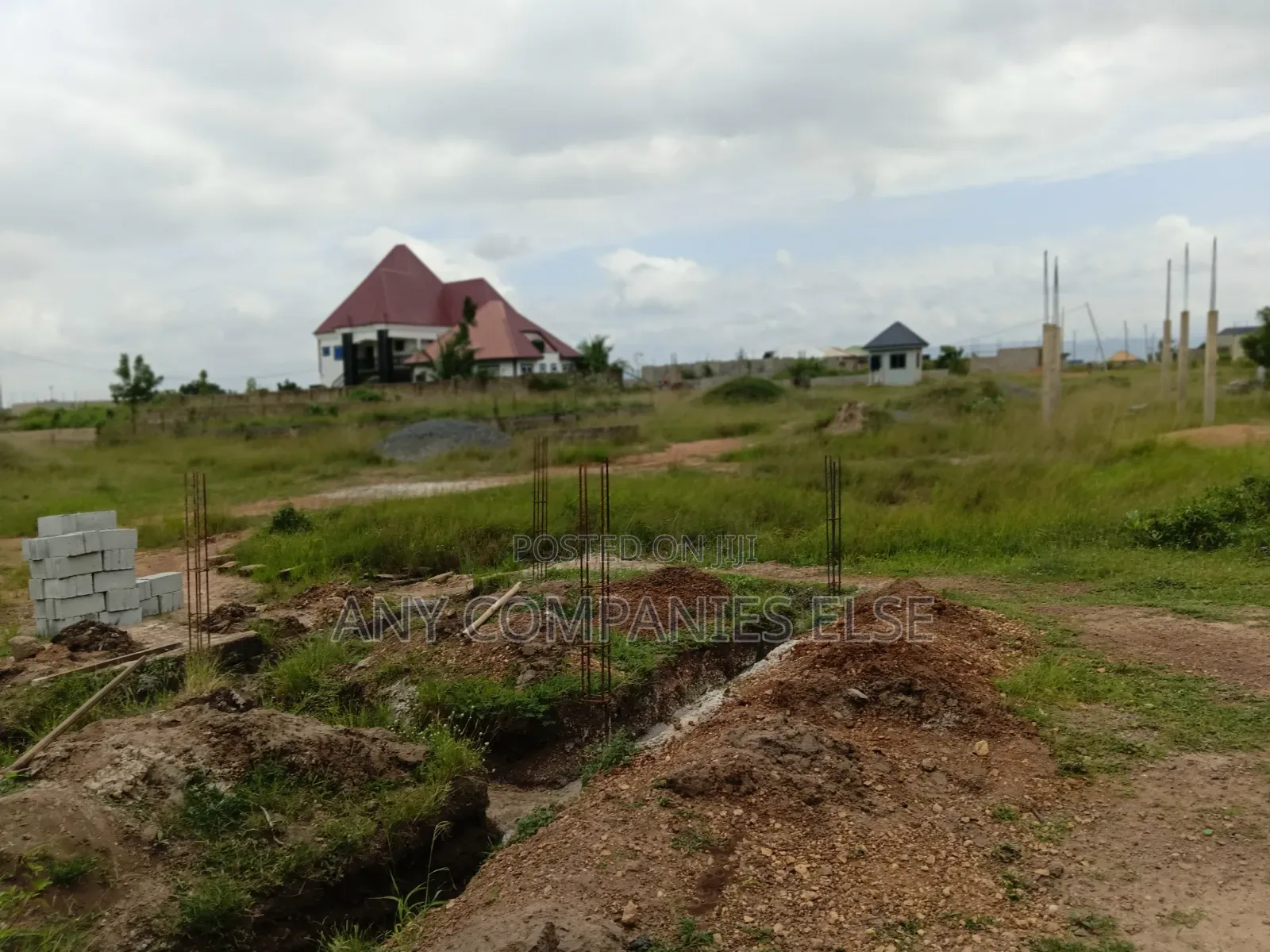 Foundation on Full Plot Land for Sale in Afienya