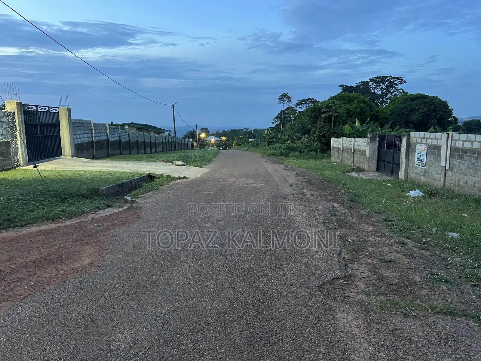 Walled Land for Sale in Aburi