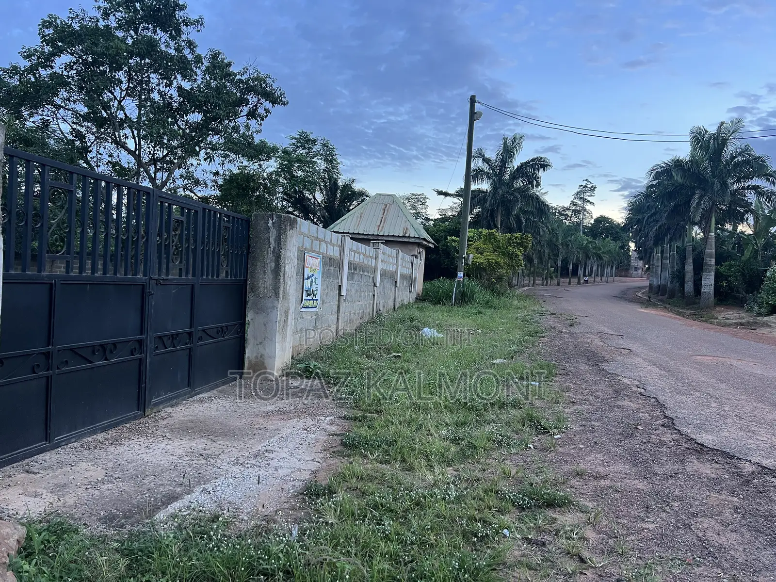 Walled Land for Sale in Aburi