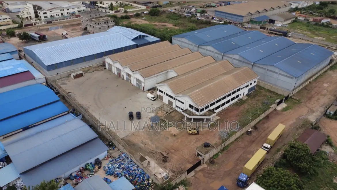 2440sqm Warehouse With 1260sqm Office Space Tema Industrial Area in Tema Metropolitan