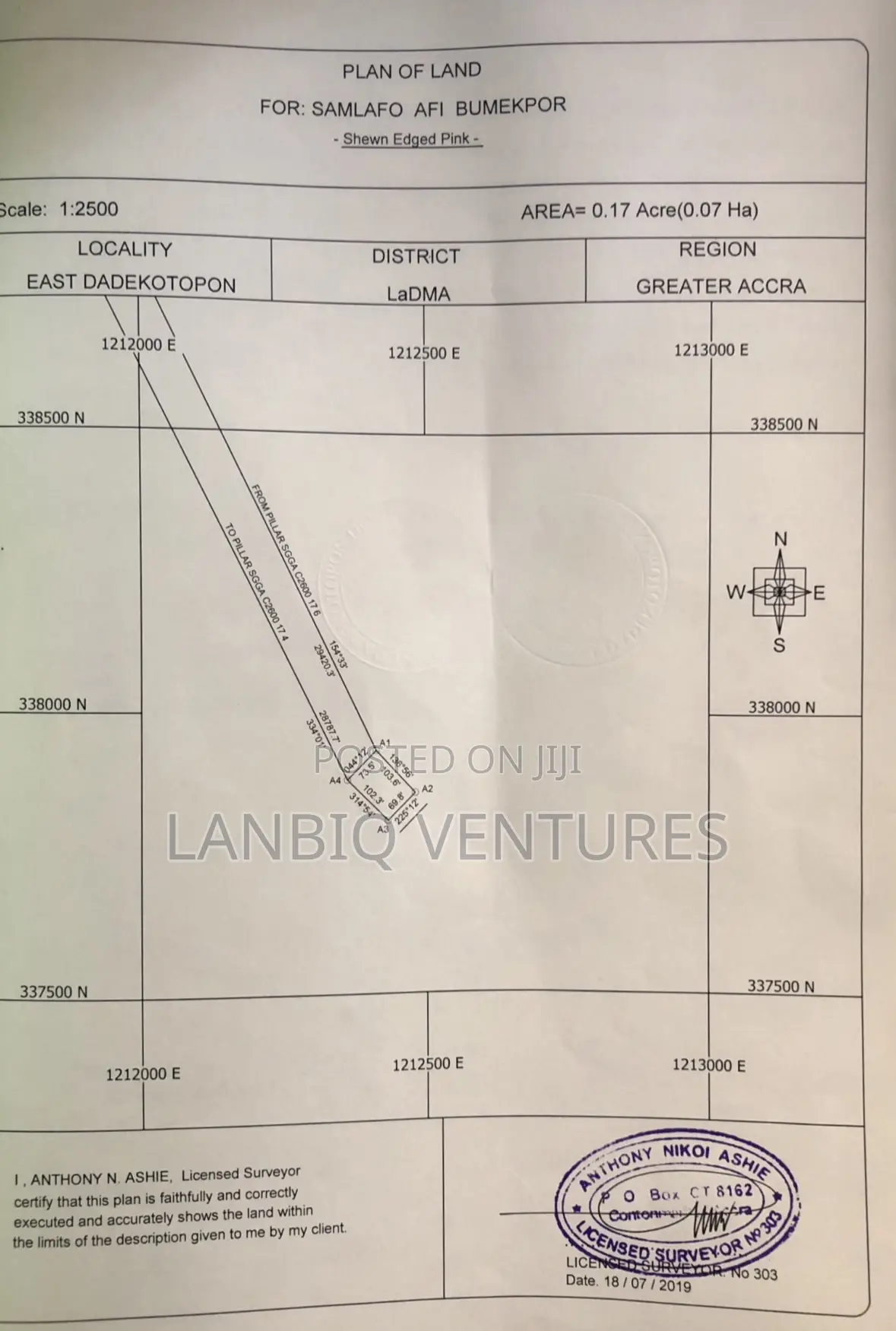 1 Plot of Land for Sale in Tseaddo