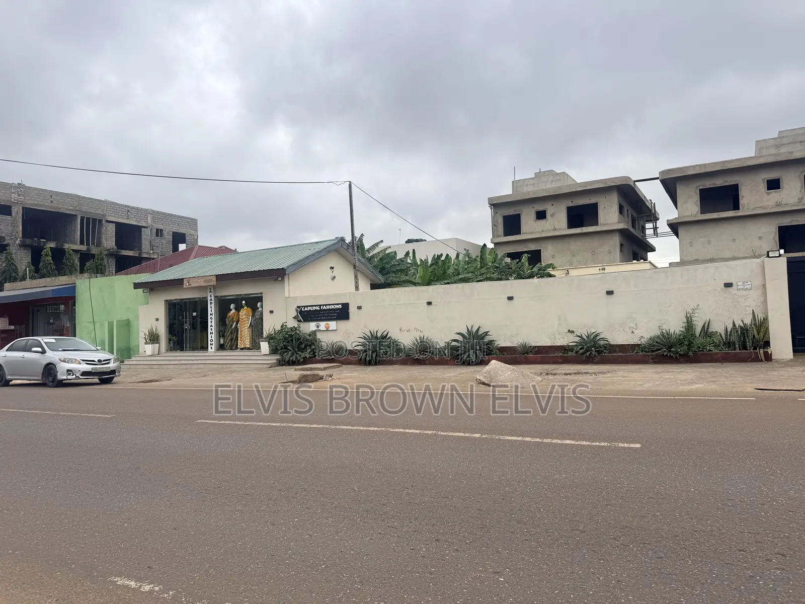 Genuine One Plot of Land for Sale at Ajiriganor 69 Just by the Road in Ability