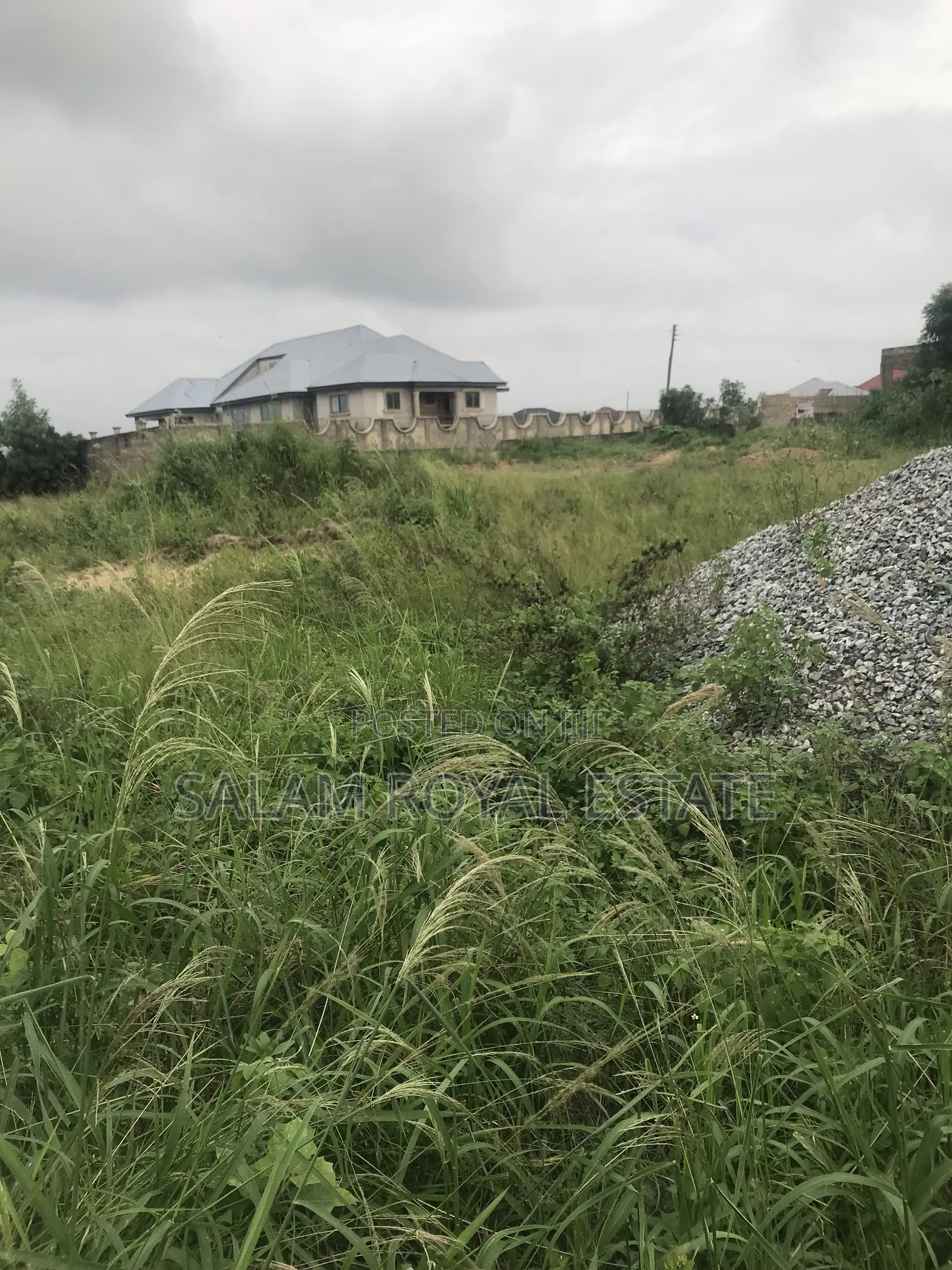 One Plot of Land With Wall at Amasaman Denchira in Ga East Municipal