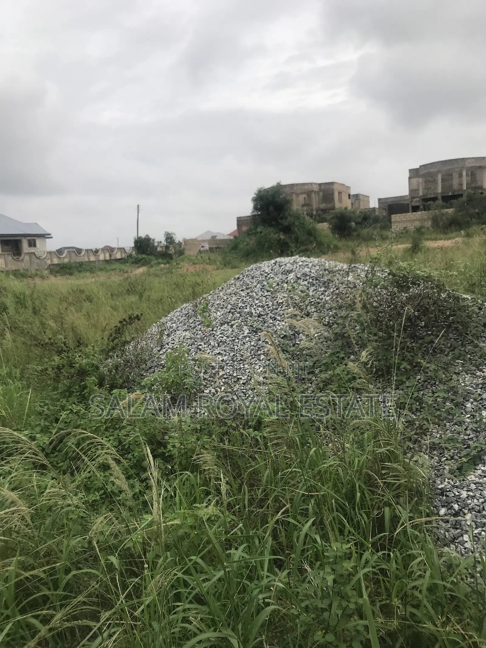 One Plot of Land With Wall at Amasaman Denchira in Ga East Municipal
