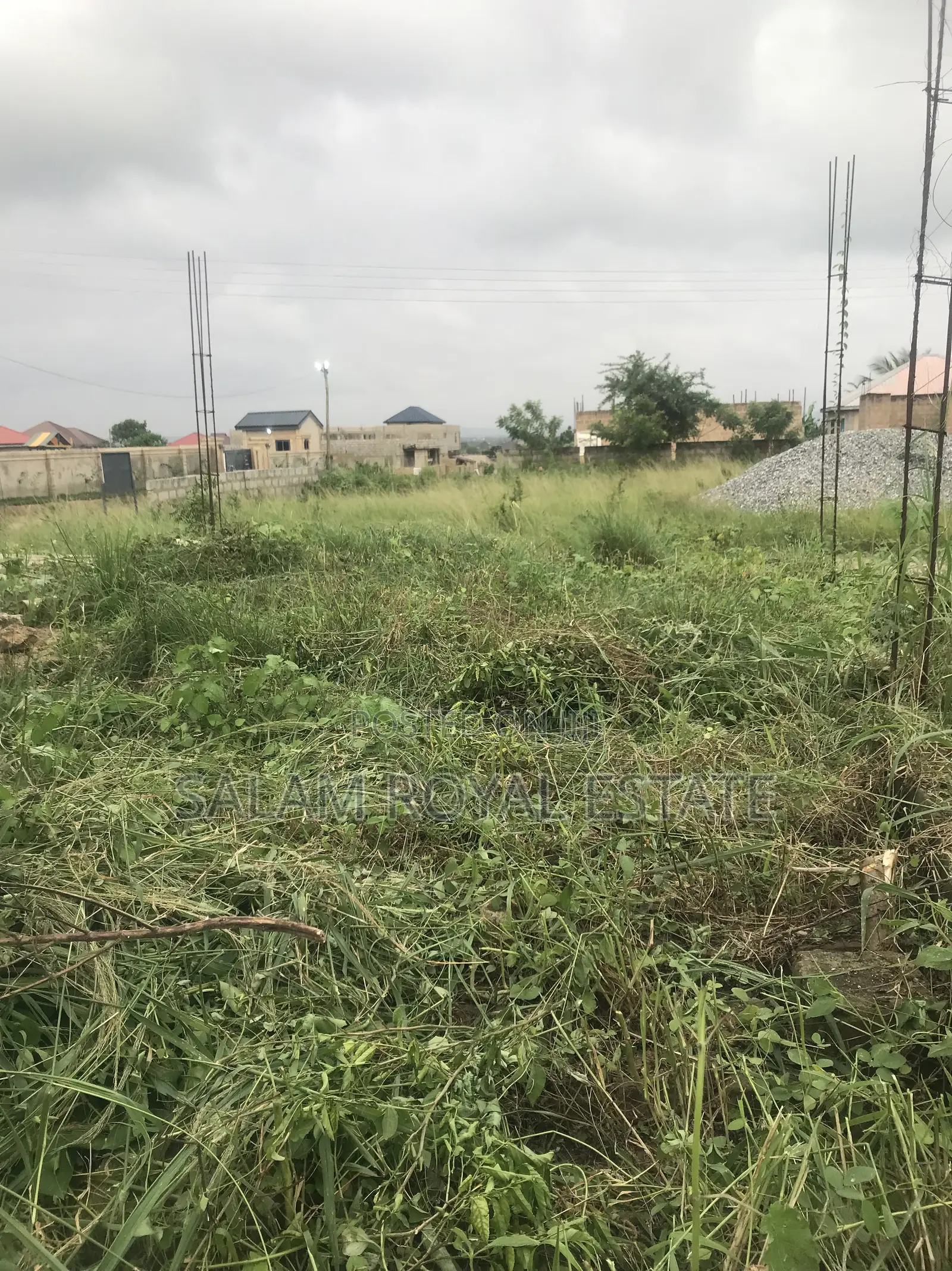 One Plot of Land With Wall at Amasaman Denchira in Ga East Municipal