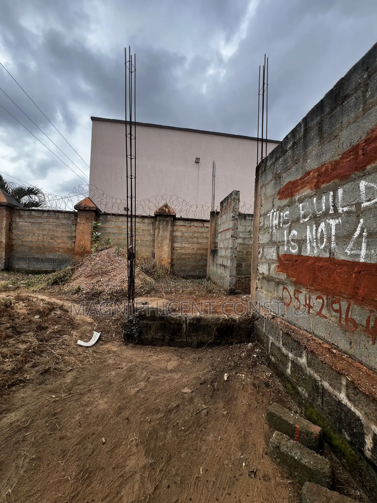 Uncompleted Four Bedroom House for Sale at Adenta New Legon Main Road in Adenta