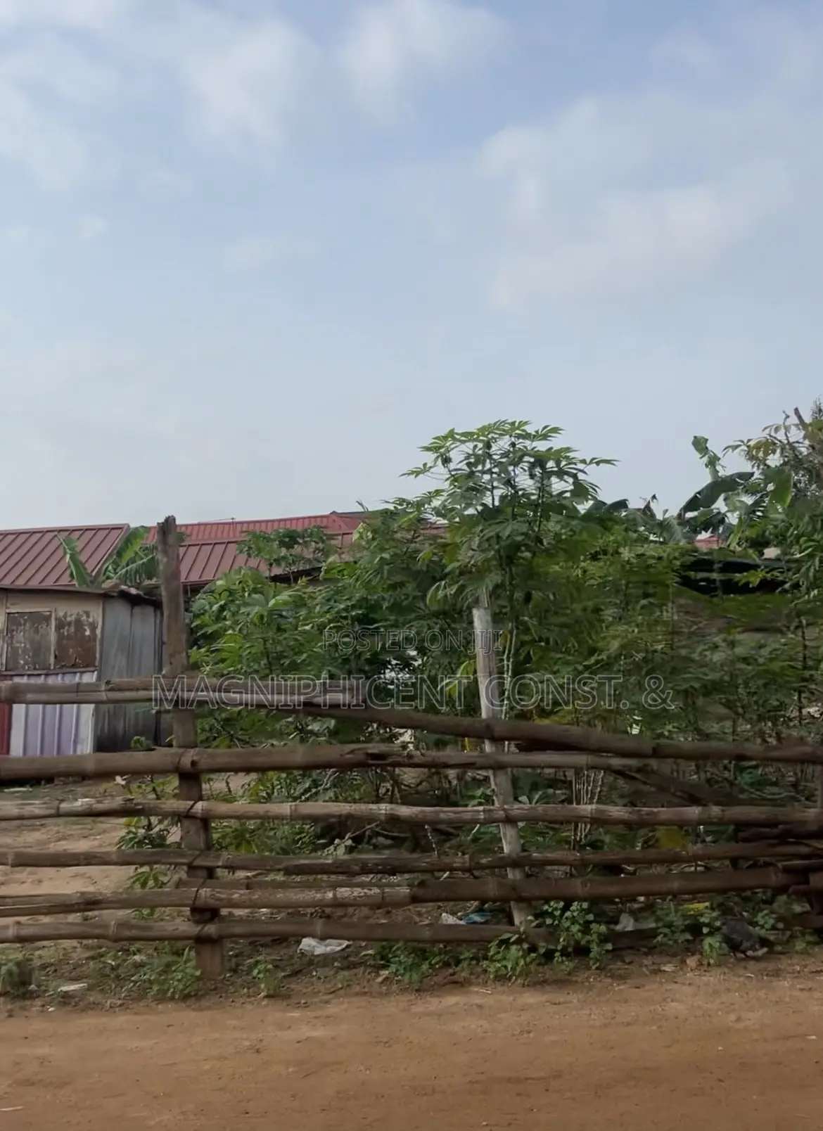 Title Plot 100ft on the Road and 70ft Inside at Lakeside Busines Centr in Ashaley Botwe