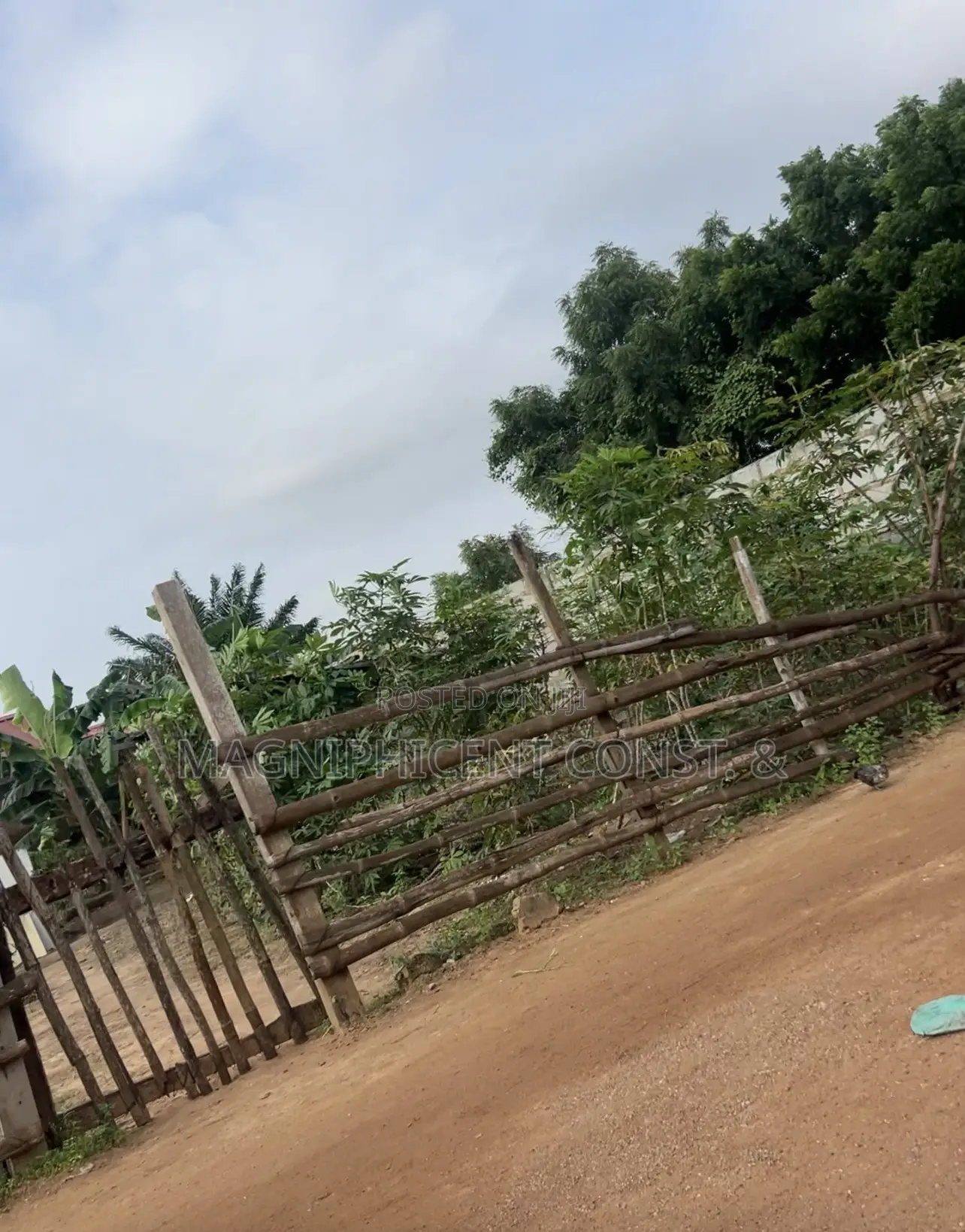 Title Plot 100ft on the Road and 70ft Inside at Lakeside Busines Centr in Ashaley Botwe