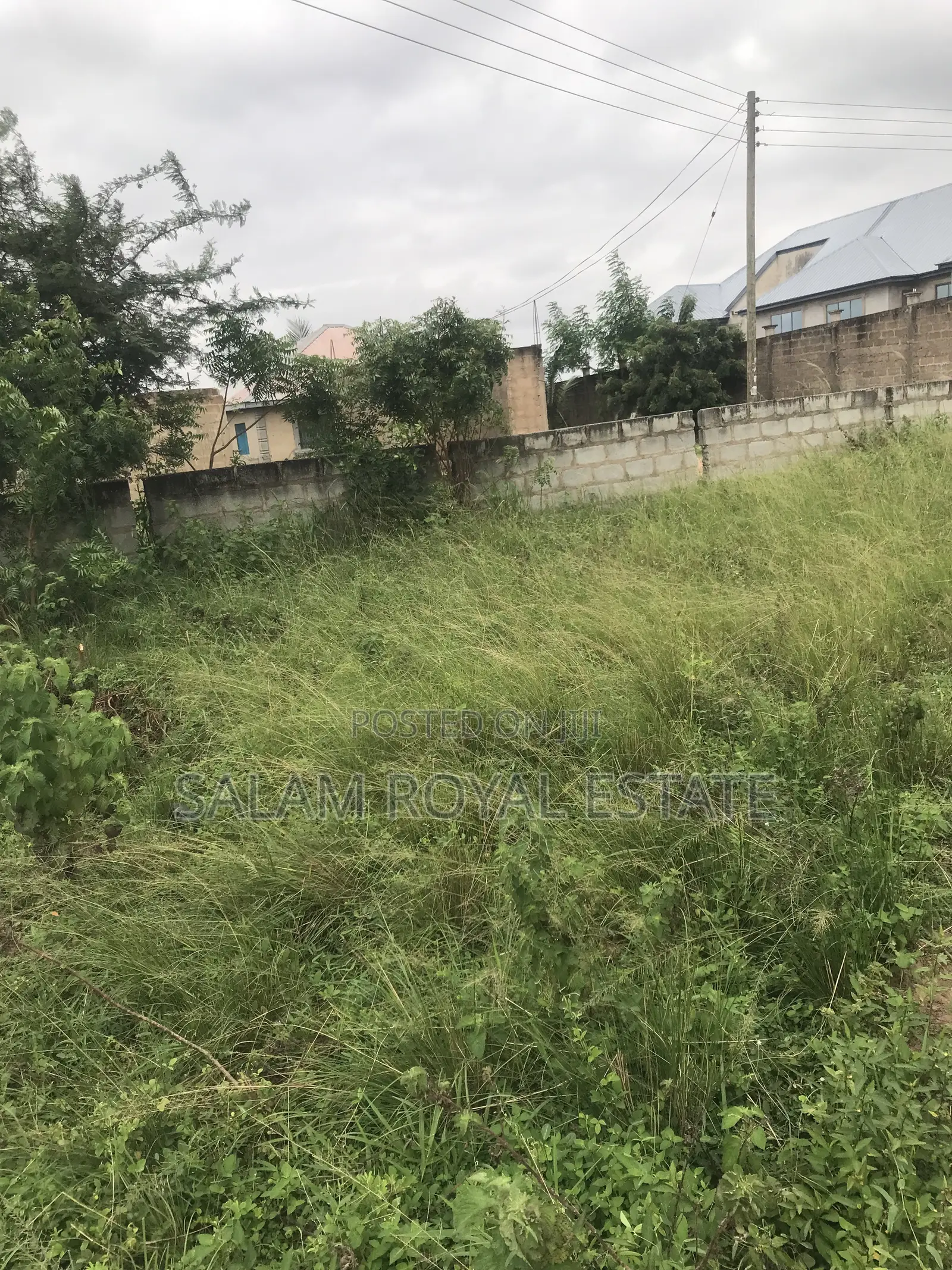 Half Plot With Wall at Amasaman Kasoa Road in Ga East Municipal