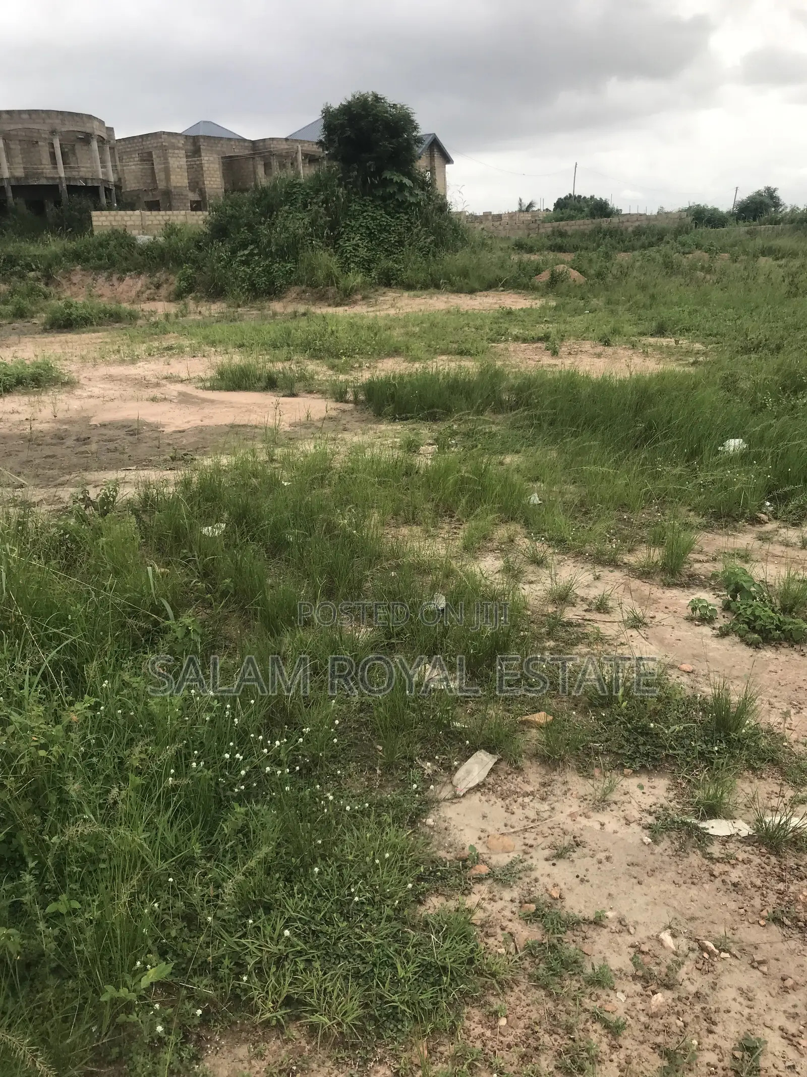 Half Plot With Wall at Amasaman Kasoa Road in Ga East Municipal